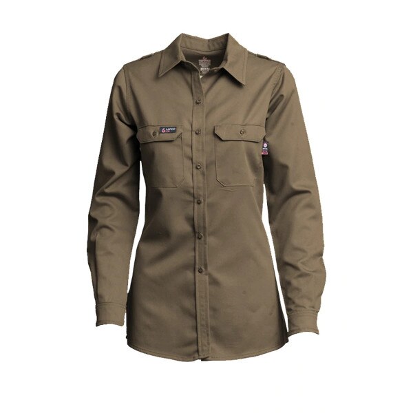 LAPCO Ladies FR DH Uniform Shirt in Khaki
